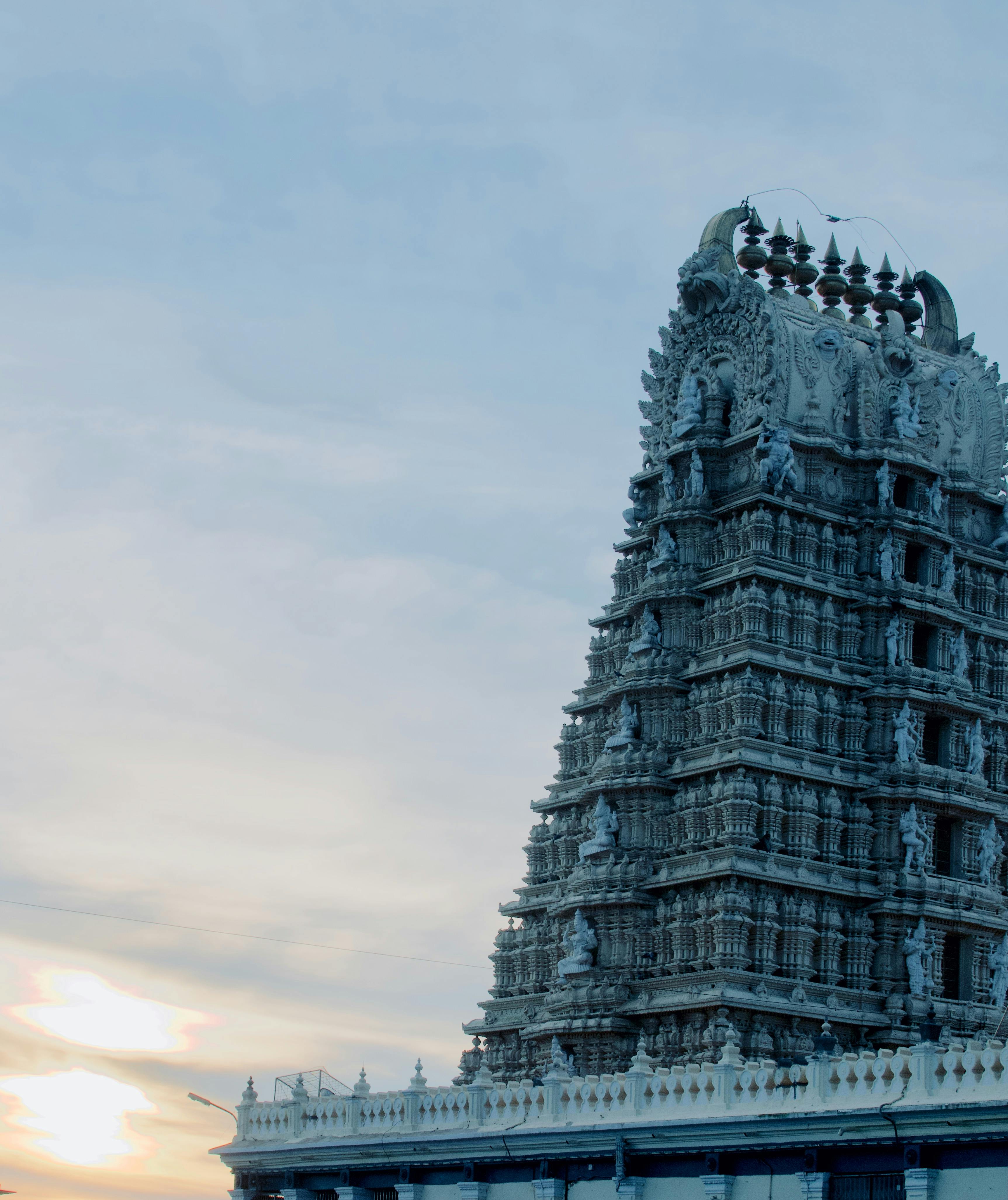 A split image showing North and South Indian dishes side by side